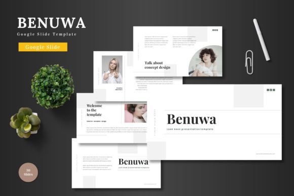 Benuwa - Google Slide Template: A Versatile Tool for Professional Presentations