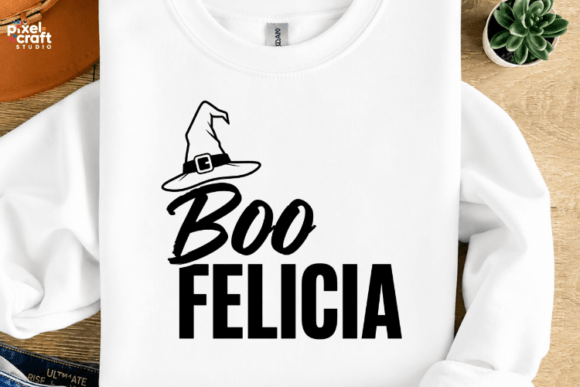 Boo Felicia Funny Halloween Witch PNG: A Spooky, Sassy Design for Every Occasion
