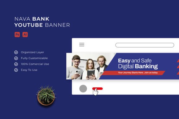 Enhance Your YouTube Channel with Nava Bank YouTube Banners