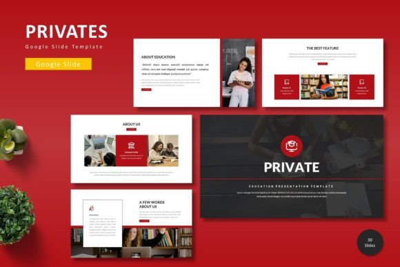 Privates - Google Slide Template: A Modern Tool for Professional and Creative Presentations