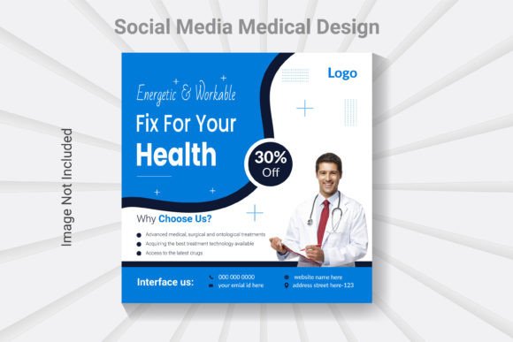 Social Media Post Hospital Banner: A Versatile Design for Modern Communication