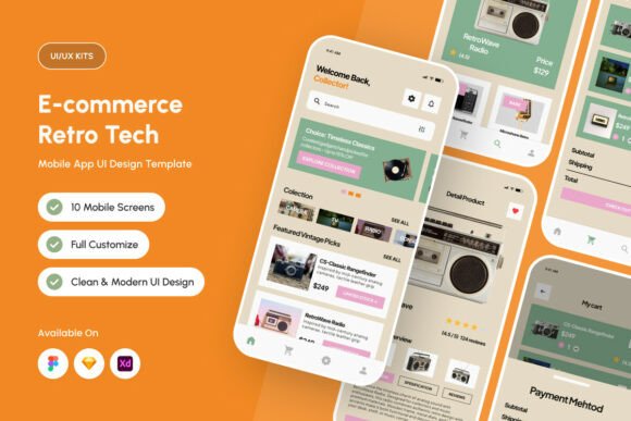 VintageHub - E-commerce Retro Tech App
